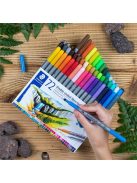 Rostirón készlet,  0,8/3,0 mm, kétvégű, STAEDTLER® "3200", 72 különböző szín (TS3200TB72)