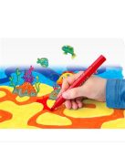 Filctoll készlet, 3 mm, háromszögletű, kimosható, STAEDTLER "Noris® jumbo 328-B", 12 különböző szín (TS328BC12)