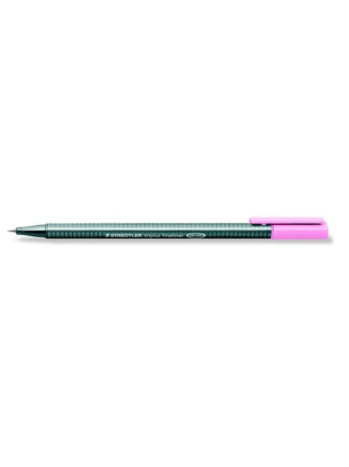 Tűfilc, 0,3 mm, STAEDTLER "Triplus 334", rózsaszín (TS33421)
