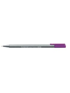   Tűfilc, 0,3 mm, STAEDTLER "Triplus 334", sötétlila (TS3346)