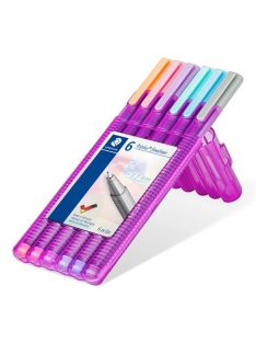   Tűfilc készlet feltekerhető tolltartóban, 0,3 mm, STAEDTLER "Triplus® 334", 20 különböző szín (TS334PC20)