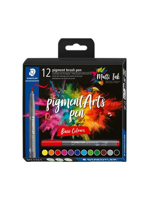 Tűfilc készlet, 0,3 mm, STAEDTLER "Triplus® 334", 6 különböző pasztell szín (TS334SB6PA)