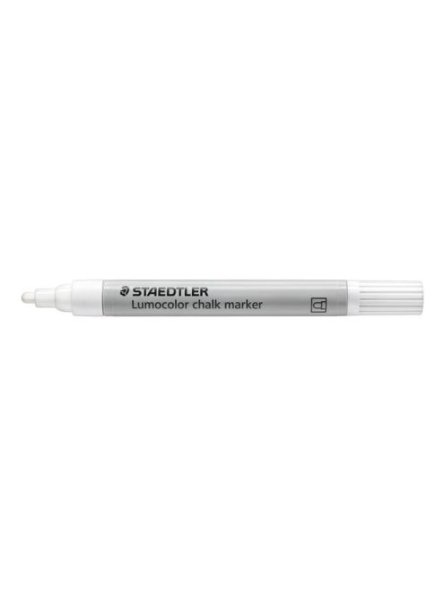 Krétamarker, 2,4 mm, kúpos, STAEDTLER "Lumocolor® 344", fehér (TS3440)