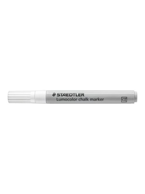 Krétamarker, 2,4 mm, kúpos, STAEDTLER "Lumocolor® 344", fehér (TS3440)