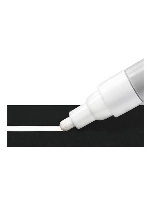 Krétamarker, 2,4 mm, kúpos, STAEDTLER "Lumocolor® 344", fehér (TS3440)