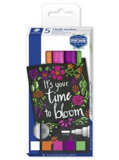   Krétamarker készlet, 2,4 mm, kúpos, STAEDTLER "Lumocolor® 344", 5 különböző szín (TS344C5)