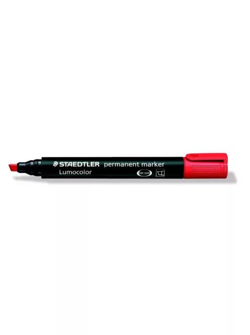 Alkoholos marker, 2-5 mm, vágott, STAEDTLER "Lumocolor® 350", piros (TS3502)