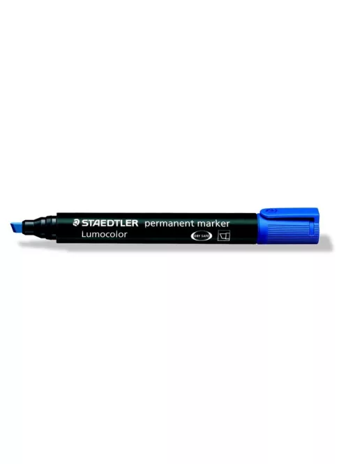 Alkoholos marker, 2-5 mm, vágott, STAEDTLER "Lumocolor® 350", kék (TS3503)