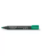 Alkoholos marker, 2-5 mm, vágott, STAEDTLER "Lumocolor® 350", zöld (TS3505)