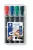 Alkoholos marker készlet, 2-5 mm, vágott, STAEDTLER "Lumocolor® 350", 4 különböző szín (TS350WP4)