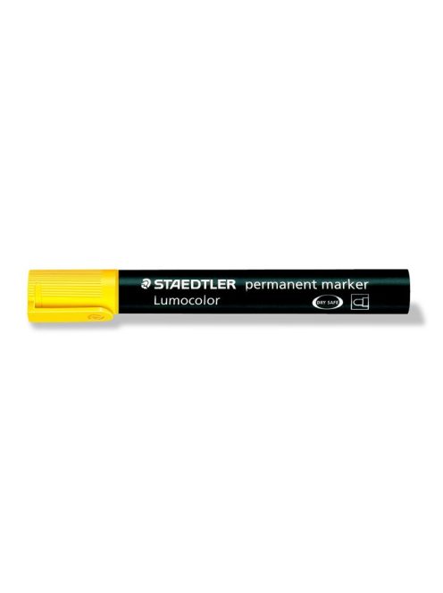 Alkoholos marker, 2 mm, kúpos, STAEDTLER "Lumocolor® 352", sárga (TS3521)