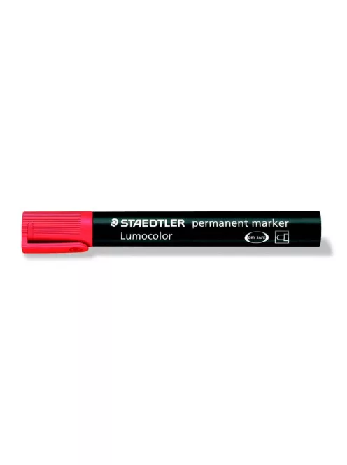 Alkoholos marker, 2 mm, kúpos, STAEDTLER "Lumocolor® 352", piros (TS3522)
