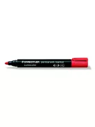 Alkoholos marker, 2 mm, kúpos, STAEDTLER "Lumocolor® 352", piros (TS3522)