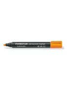 Alkoholos marker, 2 mm, kúpos, STAEDTLER "Lumocolor® 352", narancssárga (TS3524)