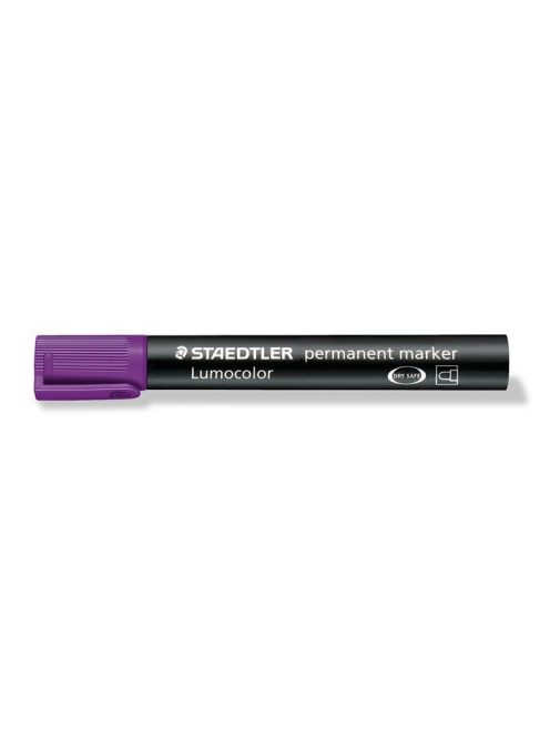 Alkoholos marker, 2 mm, kúpos, STAEDTLER "Lumocolor® 352", lila (TS3526)