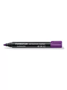 Alkoholos marker, 2 mm, kúpos, STAEDTLER "Lumocolor® 352", lila (TS3526)