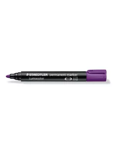   Alkoholos marker, 2 mm, kúpos, STAEDTLER "Lumocolor® 352", lila (TS3526)