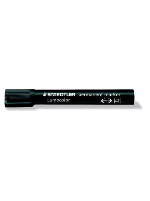 Alkoholos marker, 2 mm, kúpos, STAEDTLER "Lumocolor® 352", fekete (TS3529)