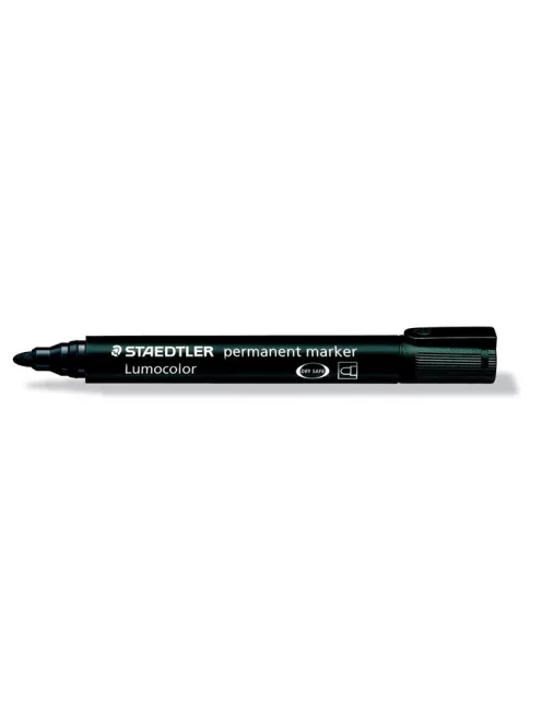 Alkoholos marker, 2 mm, kúpos, STAEDTLER "Lumocolor® 352", fekete (TS3529)