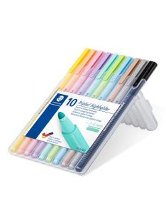   Szövegkiemelő készlet, 1-4 mm, STAEDTLER "362 C", 10 különböző szín (TS362CSB10)