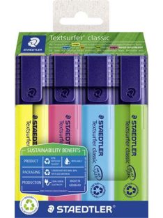   Szövegkiemelő készlet, 1-5 mm, STAEDTLER "Textsurfer® classic 364 R" 4 különböző szín (TS364RC4)