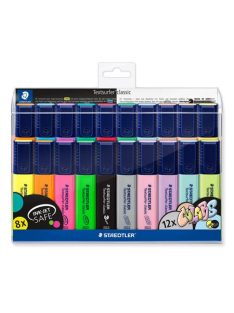   Szövegkiemelő készlet, 1-5 mm, STAEDTLER "Textsurfer Classic 364 WP20", 20 különböző szín (TS364WP20)