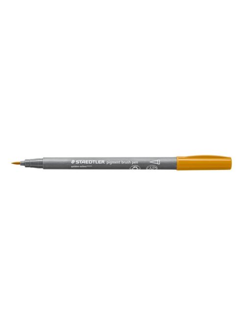Ecsetirón készlet, STAEDTLER "Pigment brush 371", 12 különböző természeti szín (TS371C123)