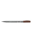 Ecsetirón készlet, STAEDTLER "Pigment brush 371", 12 különböző természeti szín (TS371C123)