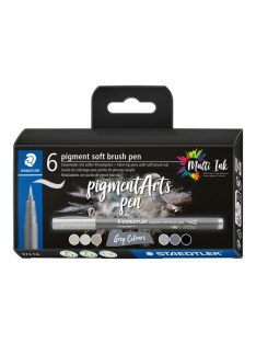   Ecsetirón készlet, STAEDTLER "Pigment brush 371", 24 különböző szín (TS371C24)