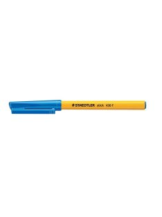   Golyóstoll, 0,3 mm, kupakos, STAEDTLER "Stick 430 F", kék (TS430F3)