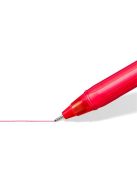Golyóstoll, 0,3 mm, kupakos, STAEDTLER "Ball 432", piros (TS432F2)