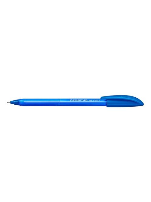 Golyóstoll, 0,3 mm, kupakos, STAEDTLER "Ball 432", kék (TS432F3)