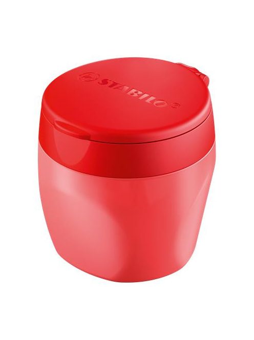 Hegyező, egylyukú, tartályos, STABILO "Woody 3 in 1", piros (TS4849013)