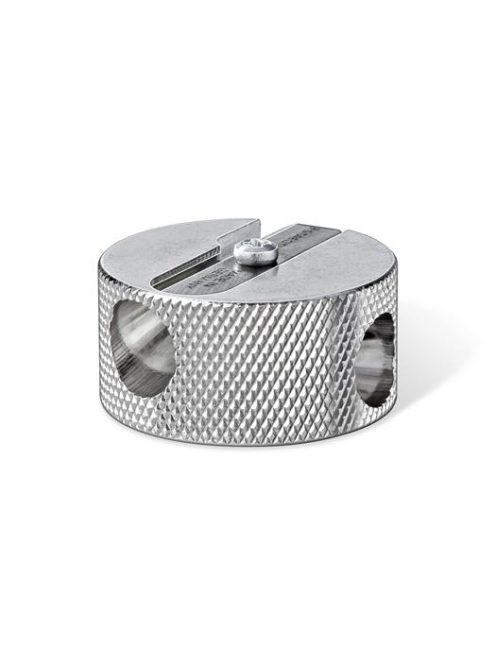 Hegyező, kétlyukú, fém, STAEDTLER "510 25" (TS51025BKC)