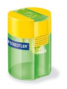 Hegyező, egylyukú, tartályos, STAEDTLER "511", vegyes színek (TS511006)