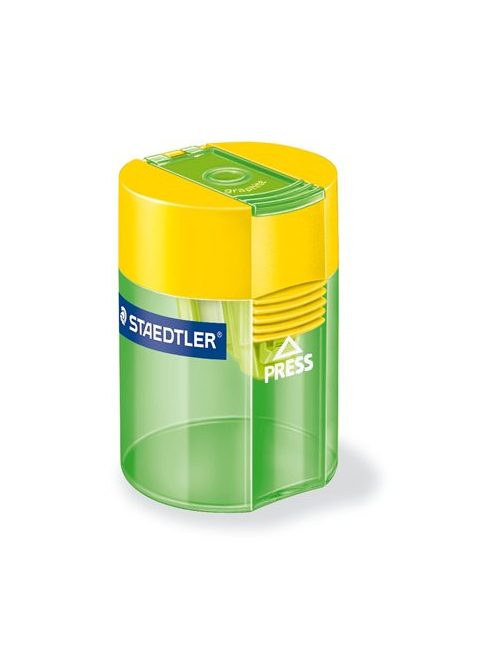 Hegyező, egylyukú, tartályos, STAEDTLER "511", vegyes színek (TS511006)