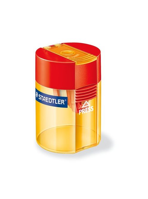 Hegyező, egylyukú, tartályos, STAEDTLER "511", vegyes színek (TS511006)