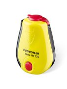 Hegyező, egylyukú, tartályos, STAEDTLER "Noris 511 120", sárga (TS511120)