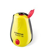 Hegyező, egylyukú, tartályos, STAEDTLER "Noris 511 120", sárga (TS511120)