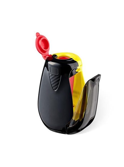 Hegyező, egylyukú, tartályos, STAEDTLER "Noris 511 120", sárga (TS511120)