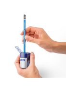 Hegyező, kétlyukú, tartályos, STAEDTLER "512", kék (TS512001)