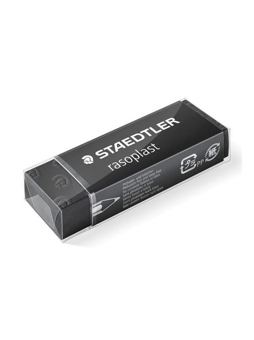 Radír, STAEDTLER "Rasoplast B20", fekete (TS526B209)