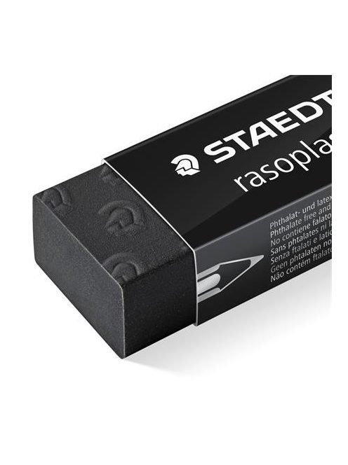 Radír, STAEDTLER "Rasoplast B20", fekete (TS526B209)