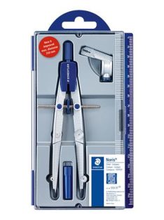   Körző készlet, precíziós, 3 darabos, STAEDTLER "Noris 550 01/02" (TS55001)