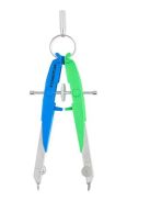 Körző készlet, precíziós, 2 darabos, STAEDTLER "Mars Comfort 556", neon kék/zöld (TS55600N1)