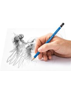   Grafitceruza készlet, hegyezővel, radírral, hatszögletű, STAEDTLER "Mars Lumograph 100", 6 különböző keménység (TS61100C6)