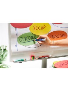   Jelölőceruza fehértáblához, flipchartpapírhoz, kúpos, STABILO "MARKdry", kék (TS64841)