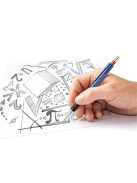 Nyomósirón, 0,5 mm, STAEDTLER "Mars micro 775", kék (TS77505)