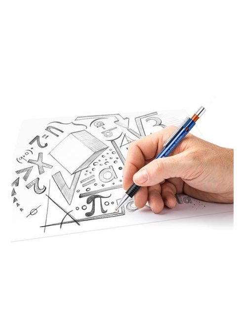 Nyomósirón, 0,5 mm, STAEDTLER "Mars micro 775", kék (TS77505)
