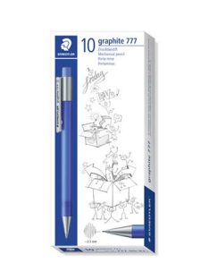  Nyomósirón, 0,5 mm, STAEDTLER "Graphite 777", selyemkék (TS7770533)